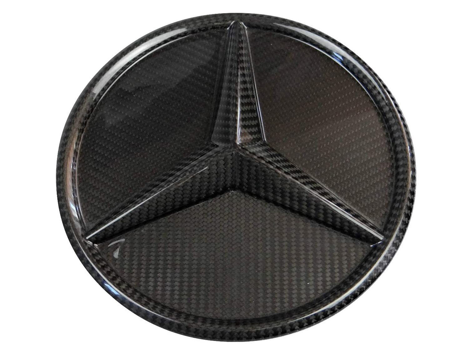 Carbon Fiber Front Grill Star Style Grille Badge Logo Emblem for Mercedes-Benz W463A G-Class G-Wagon